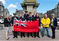 Red Ensign raised in Fraserburgh in remembrance of the Merchant Navy