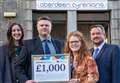 Aberdeenshire business doubles charity donation