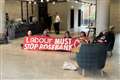 Vicars hold church service in Labour HQ to protest against oil field licence