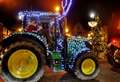 Huntly was filled with festive cheer on Christmas Eve as farmers pulled out all the stops for charity decorated tractor parade.