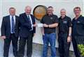 Macduff Distillery donation supports Portsoy 75 Club