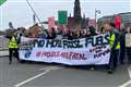 Activists halt traffic in Edinburgh as part of global climate strike