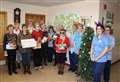 Christmas spirit taken to Jubilee Hospital in Huntly