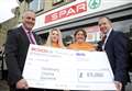 Spar bosses help Moray's Keiran charity