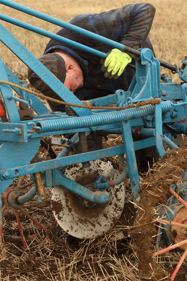 Grampian Supermatch ploughing. Picture: David Porter