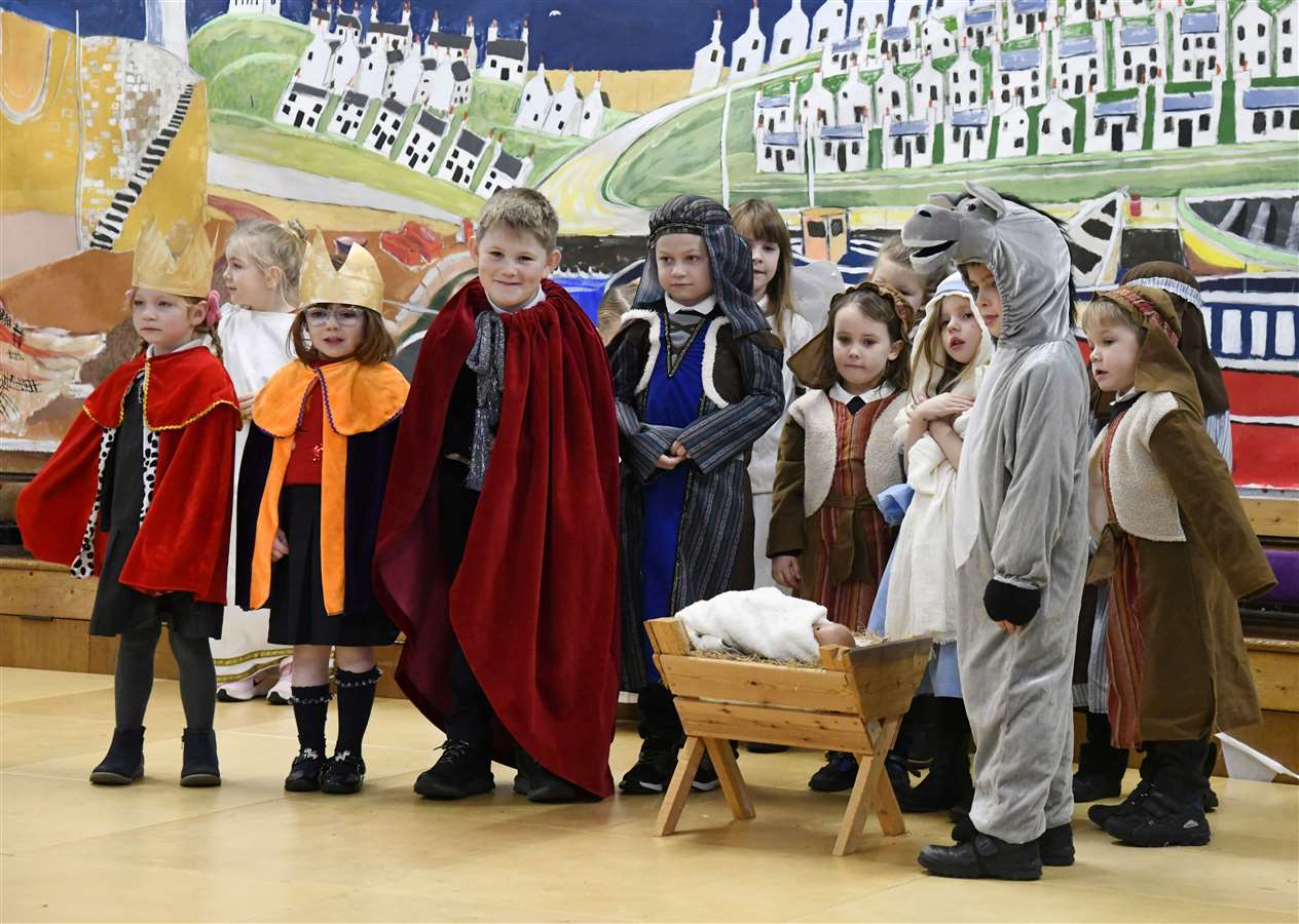 The shepherds and the Three Wise men pay homage to Jesus. Picture: Beth Taylor