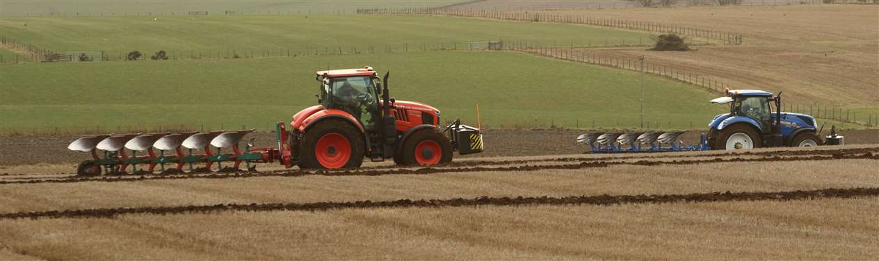 Grampian Supermatch ploughing. Picture: David Porter