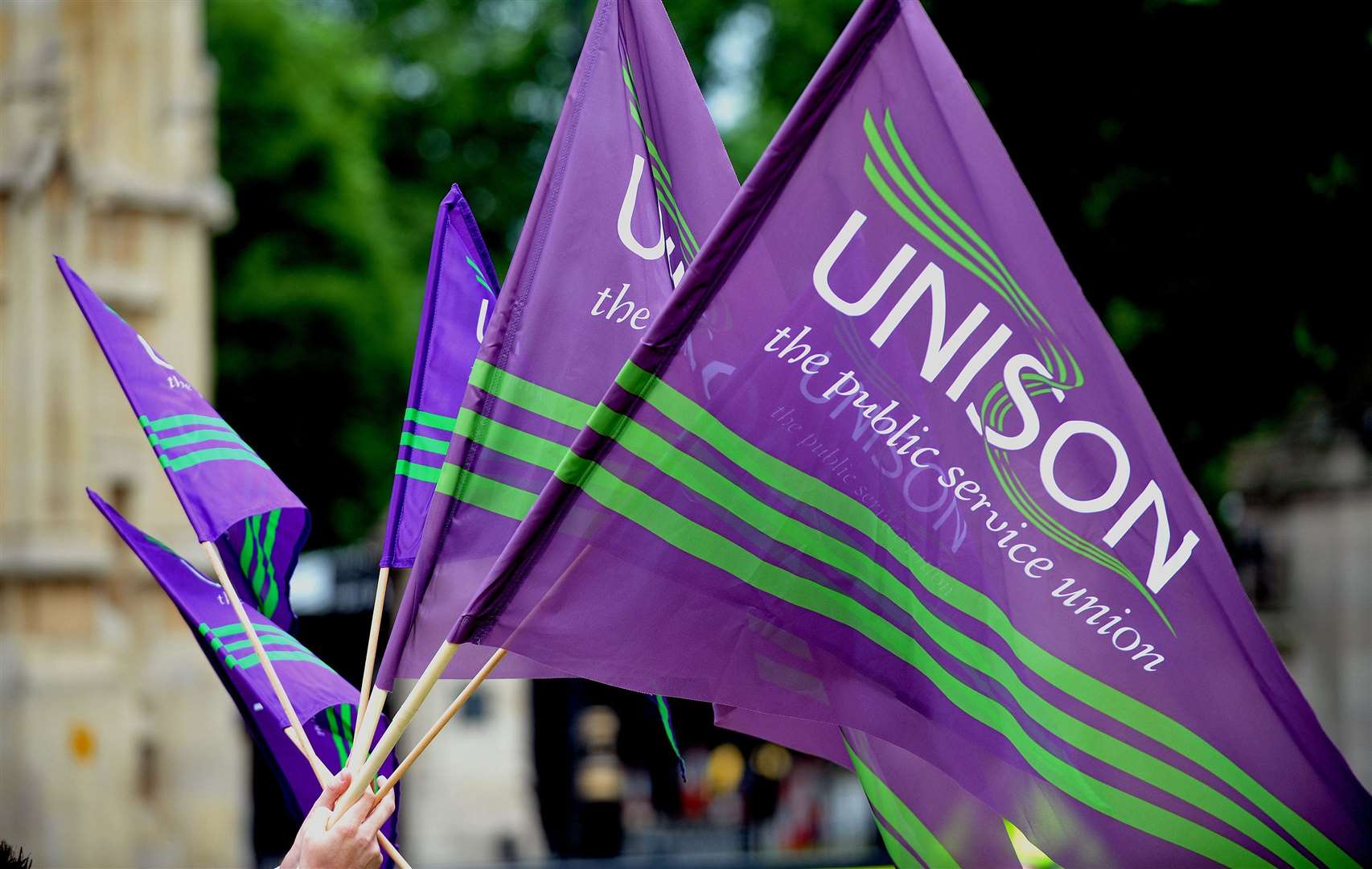 Unison said that since 2010, the value of local government pay has fallen by 25% (PA)