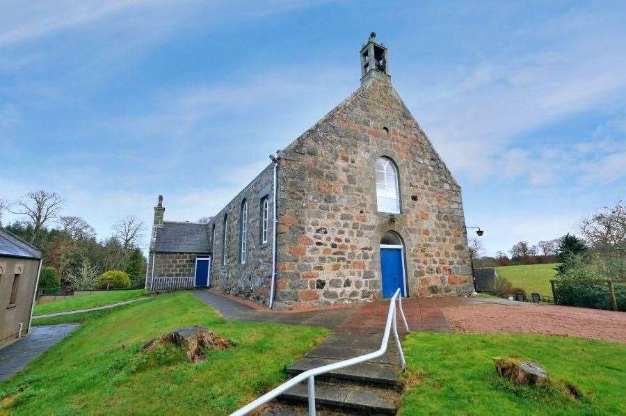 The church and hall are on sale for offers over £99,999.