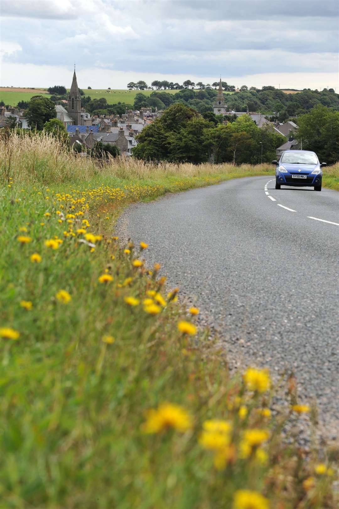 Verge cutting is about to begin in Aberdeenshire