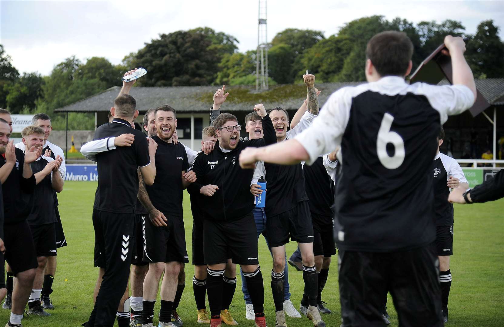 Buckie United after winning the Moray Welfare League title. Picture: Becky Saunderson