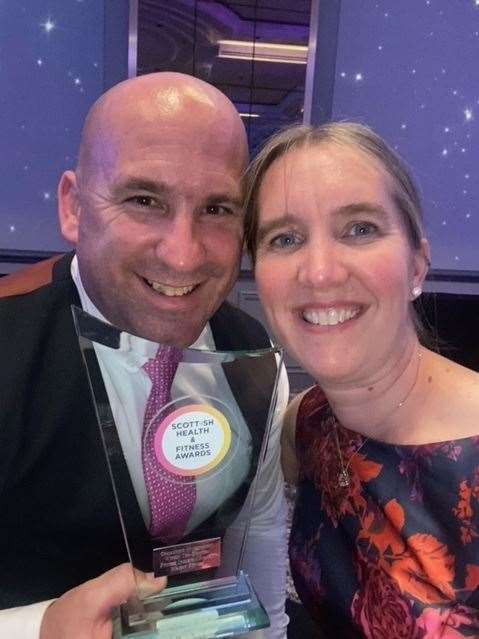 Graeme and Helen Wright won the award at a ceremony in Glasgow.