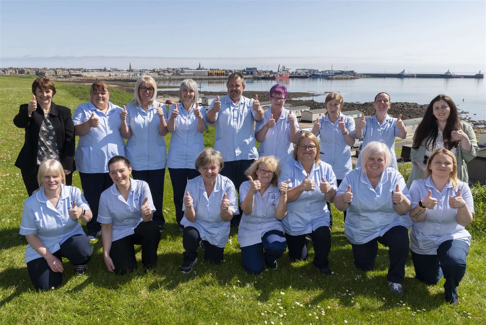 North Aberdeenshire Care team were praised for their efforts.