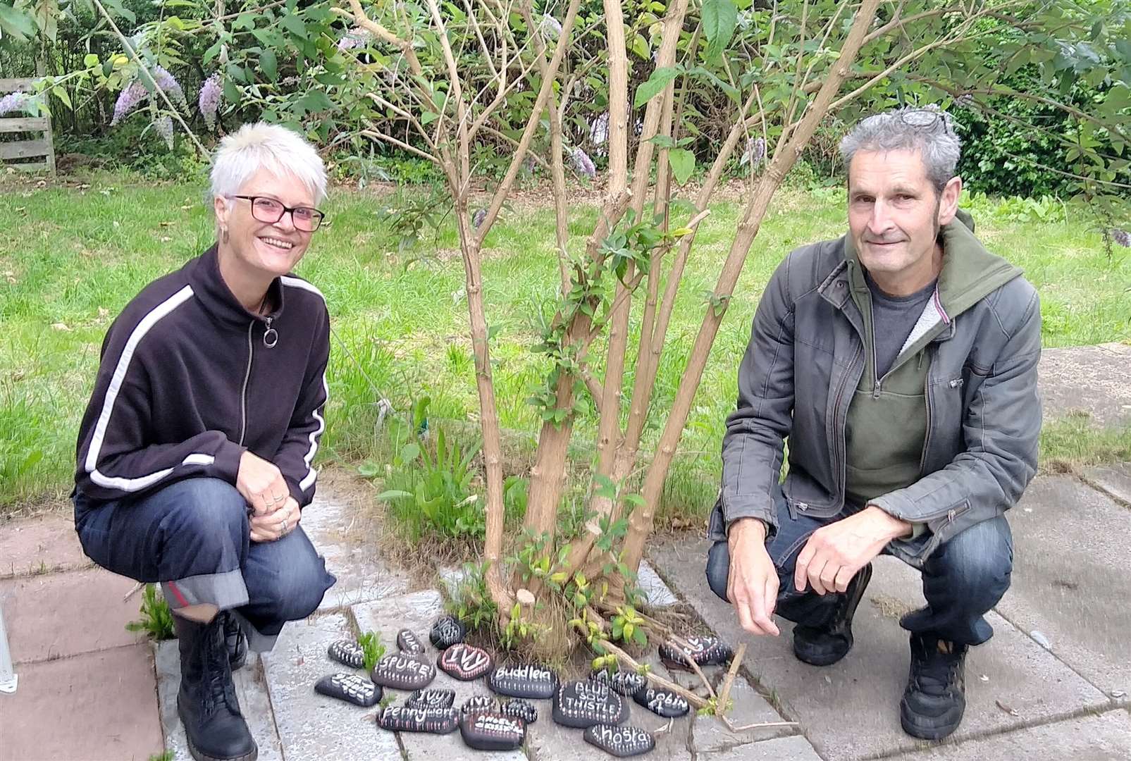 Jo Hodges and Robbie Coleman are holding nature-inspired workshops at Buckie Community Hub.