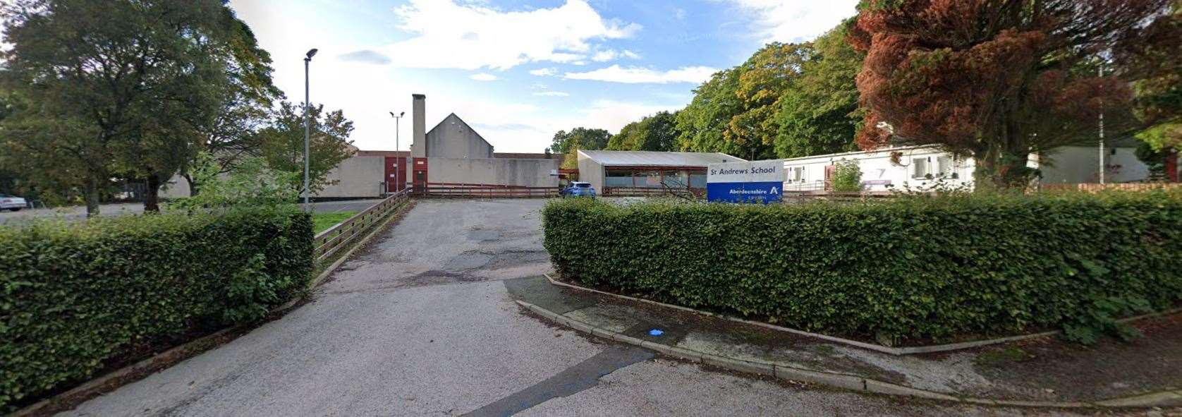 The former St Andrew’s School in Inverurie could be demolished later this year.