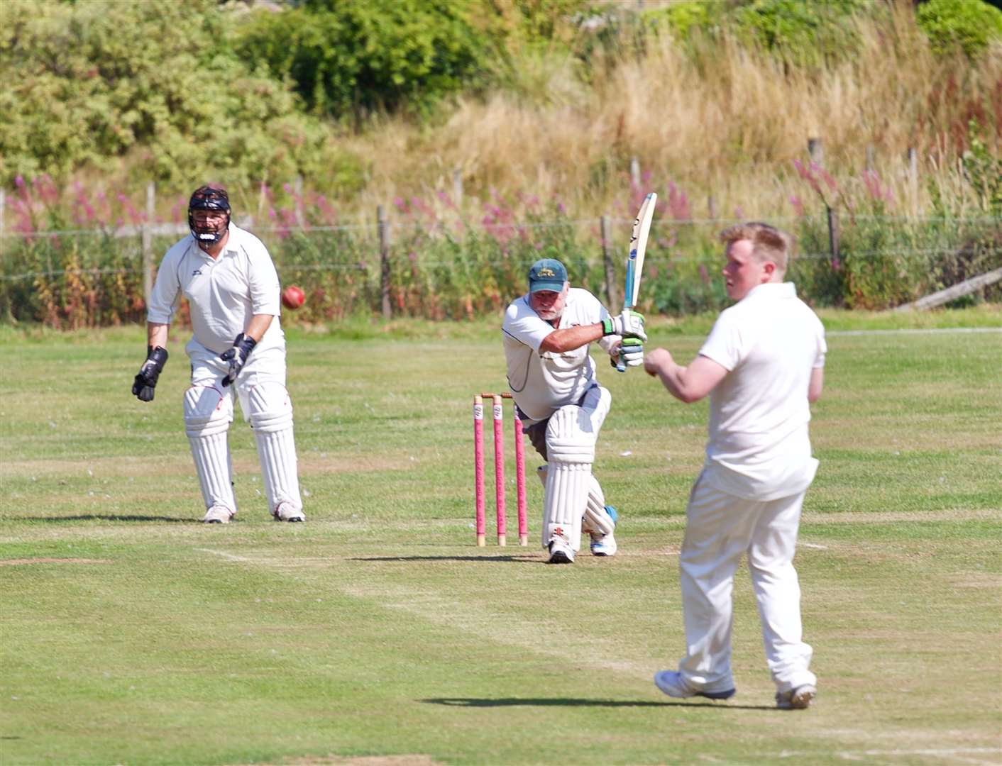 Batting for the Methlick Cricket Club first team is Mark Woodhouse. Picture: Phil Harman