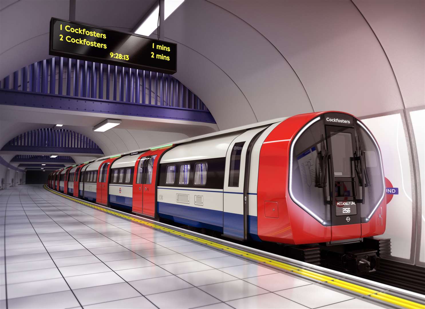 Peak period frequencies on the Piccadilly line will be increased to 27 trains per hour (Siemens Mobility/PA)