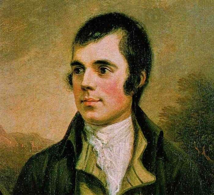 Robert Burns, Scotland's world-renowned Bard.