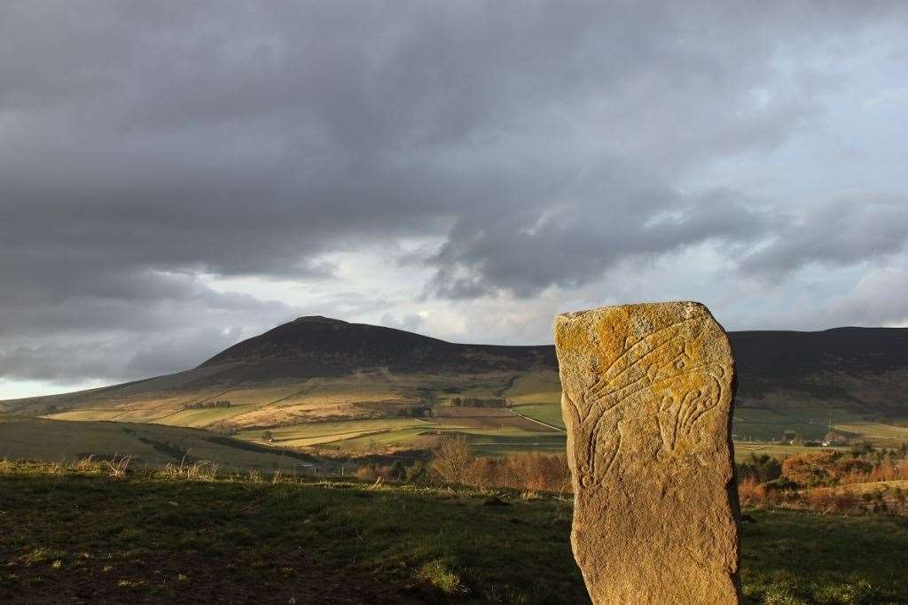 The Pictish standing stone at Rhynie