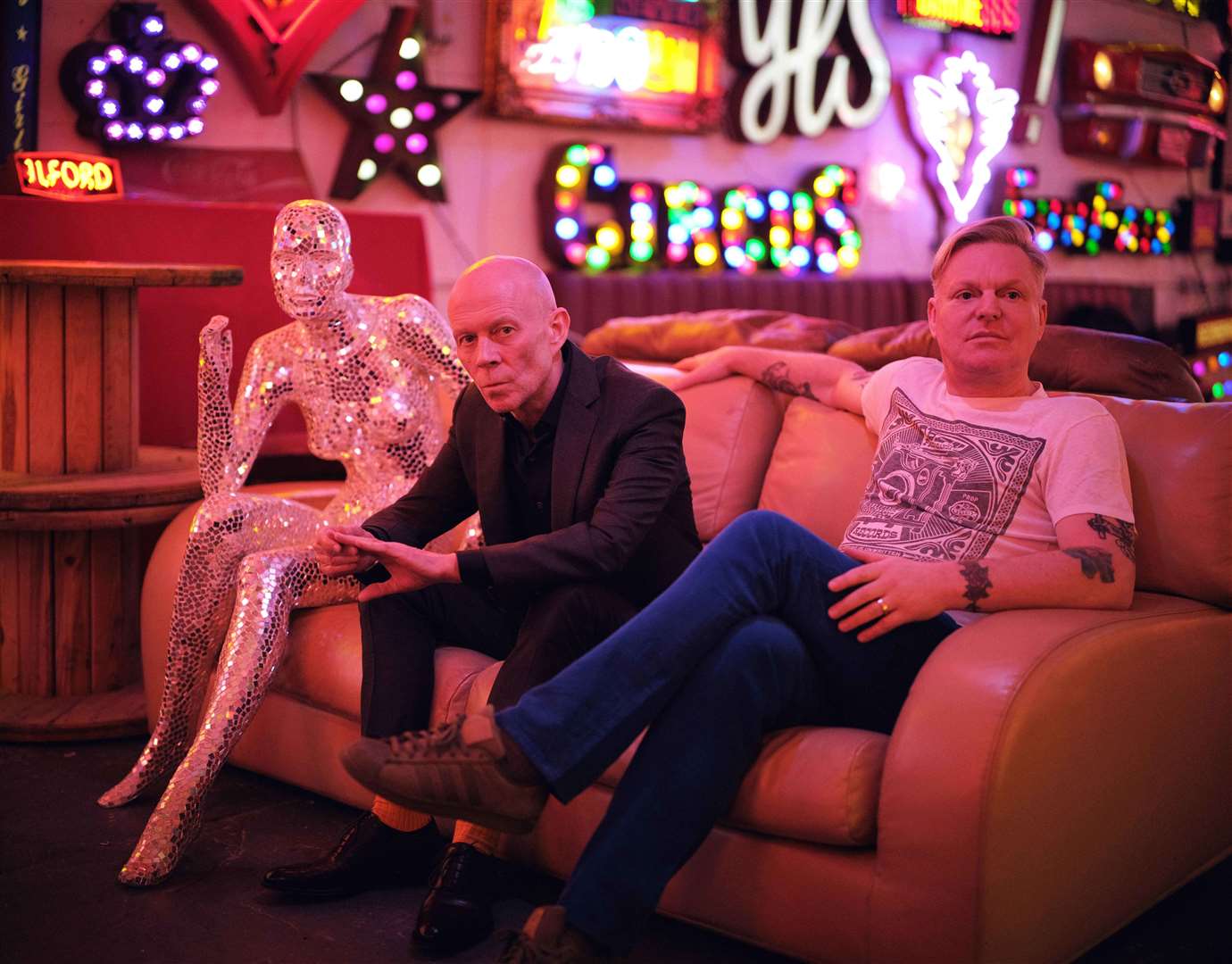 Erasure's Vince Clark (left) and Andy Bell are set to perform in the Granite City next year.