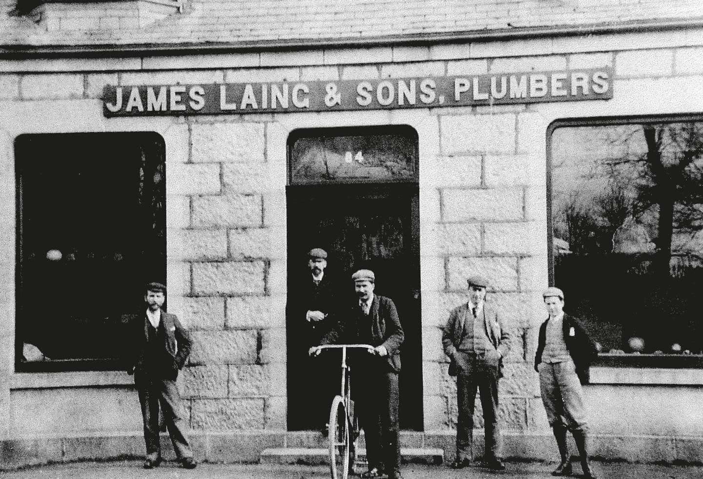 Laings opened its original showroom on the High Street