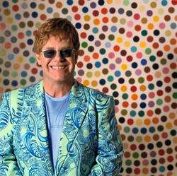 Pop legend Sir Elton John.