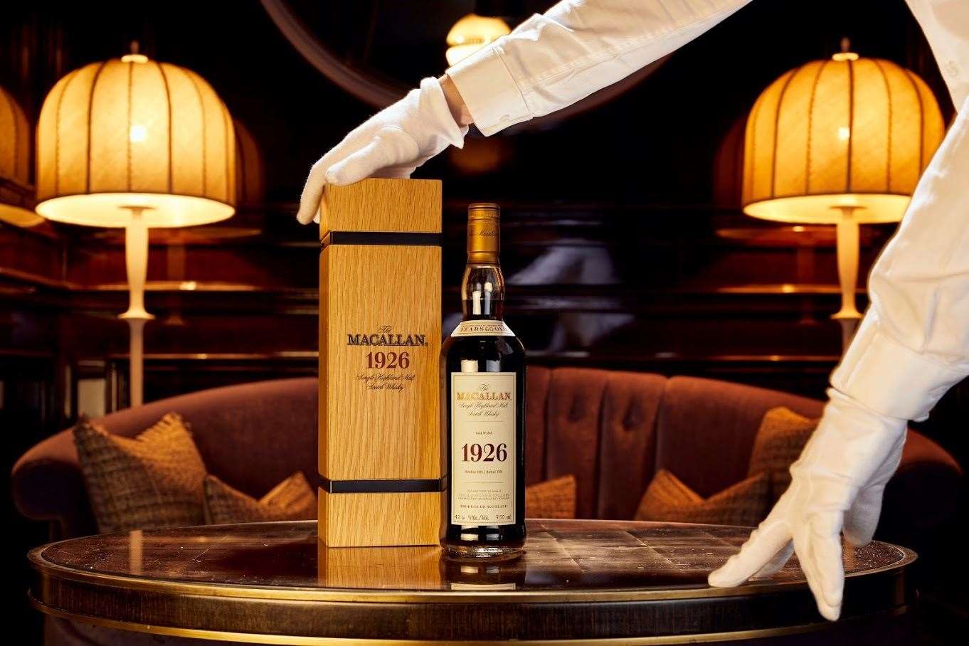 The Macallan 1926 Fine and Rare 60 Year Old, estimated to fetch more than £1 million at auction.