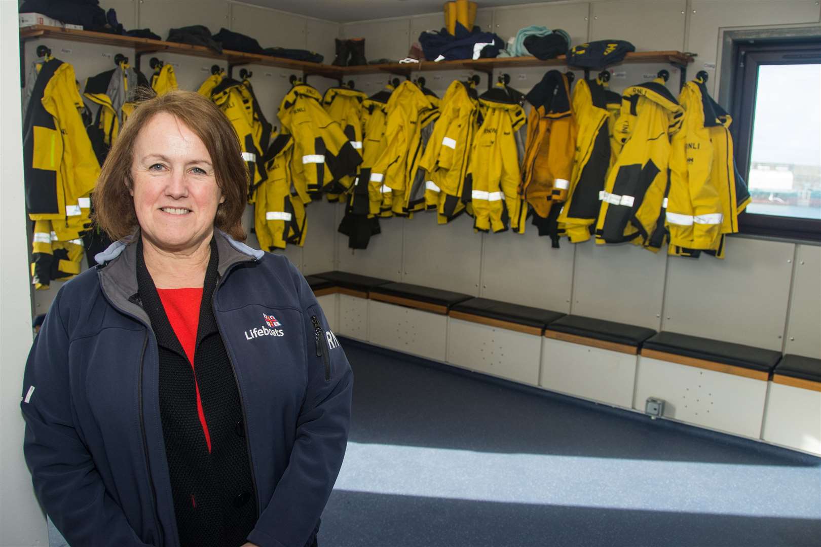The dedication of Buckie RNLI lifeboat station LOM Anne Scott has been lauded by Moray's MP. Picture: Becky Saunderson