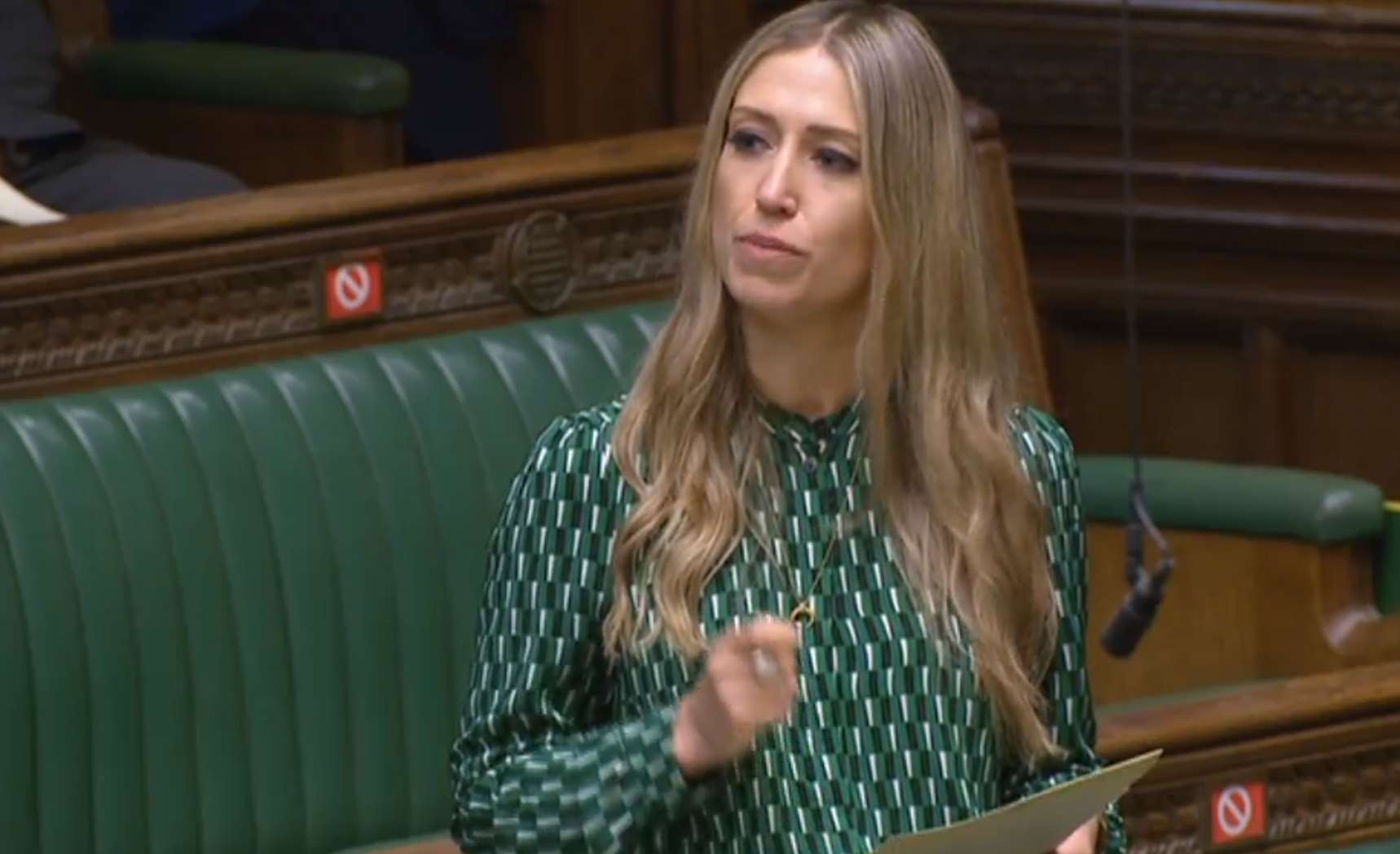 Conservative MP Laura Trott addresses the House of Commons (House of Commons/PA)