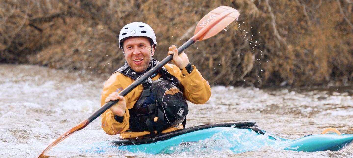 Aboyne Canoe Club's Chris Redmond features in the films.