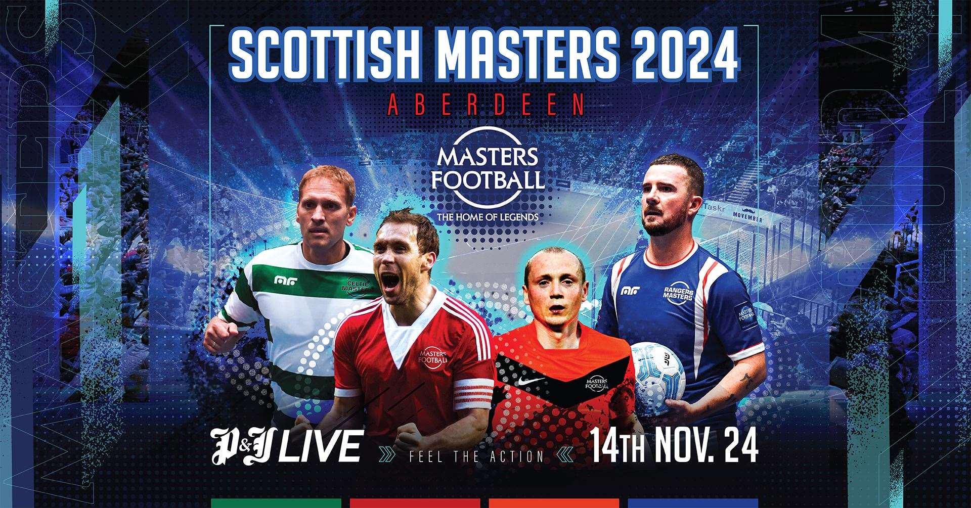 The Scottish Masters football is coming to Aberdeen.