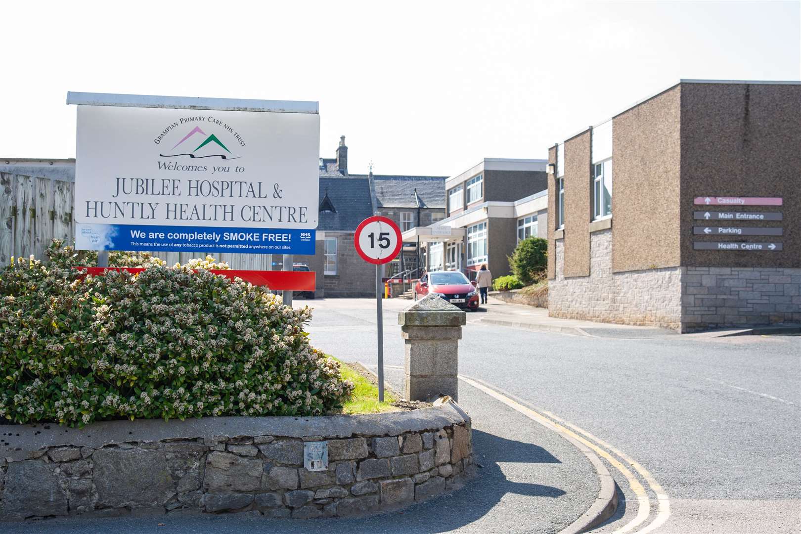 Huntly's Jubilee Hospital and A&E Department. ..Picture: Daniel Forsyth. Image No..
