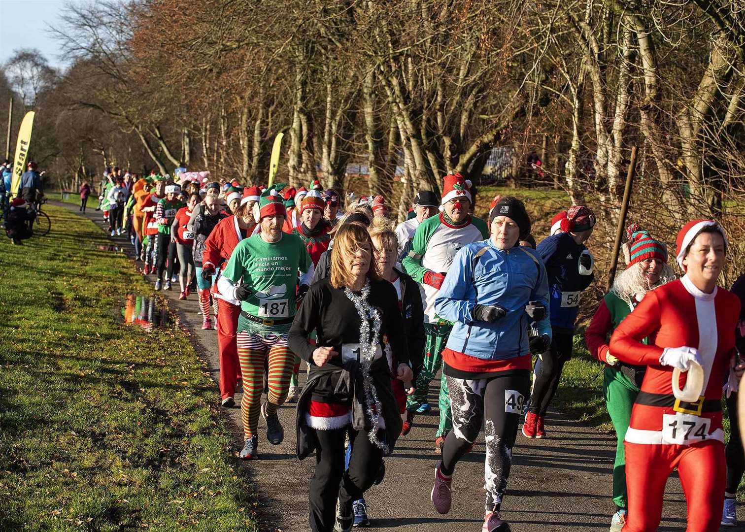 The 2019 Tinsel Trot drew a large crowd and organisers hope for a large online participation this year.