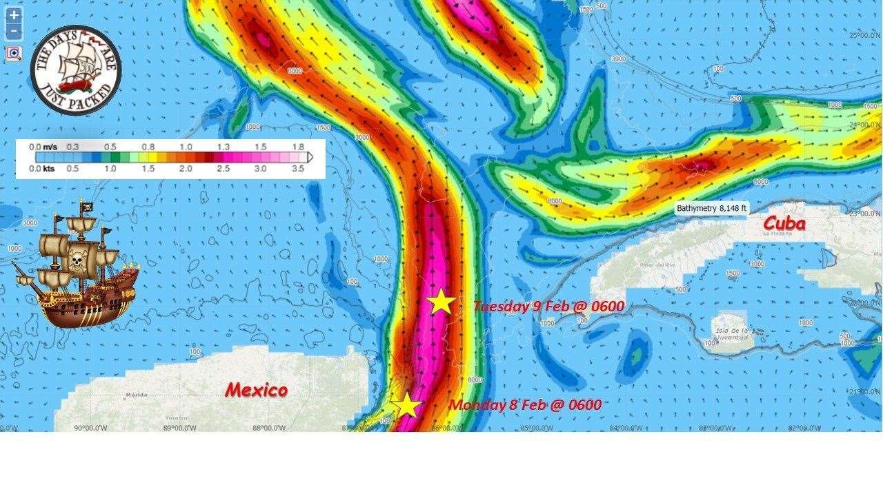 El barco ya había cruzado a Cuba el martes por la mañana.