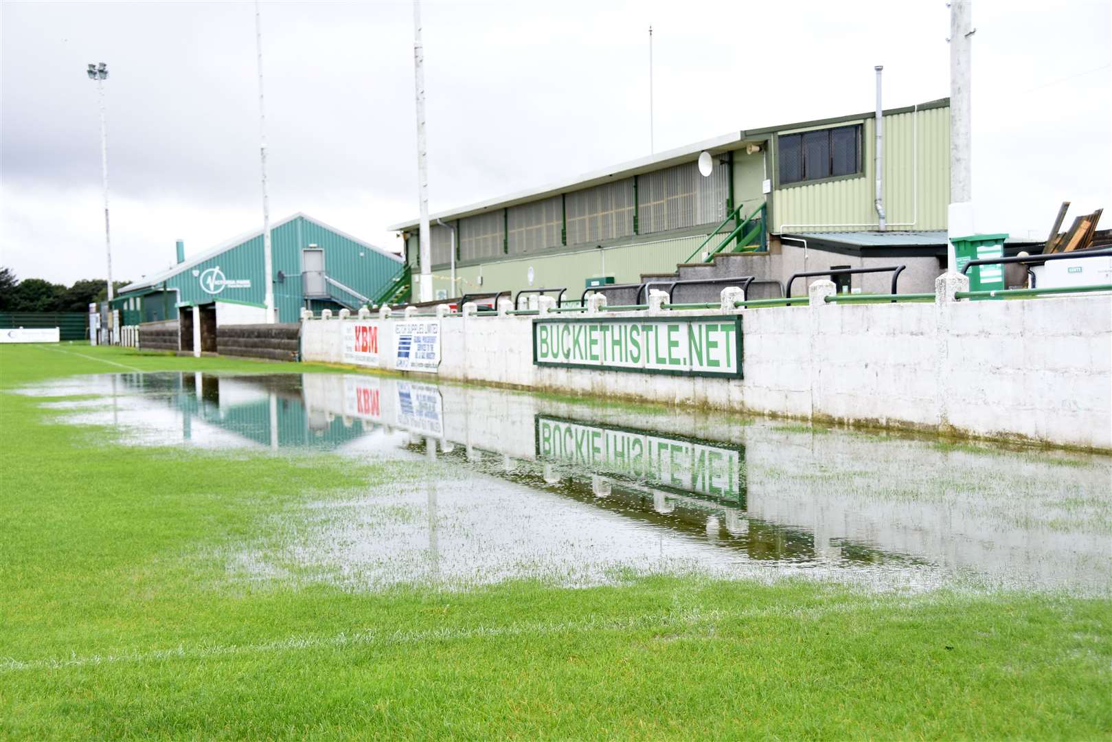 Victoria Park is waterlogged and Buckie Thistle's game is off.