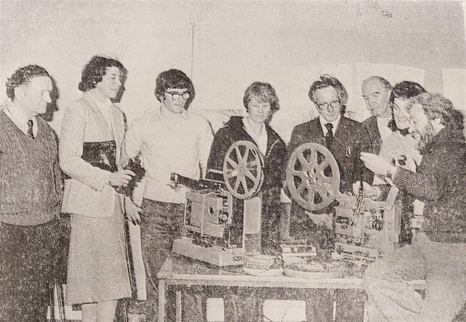 An audio visual aids course run in Garioch Community Centre (Inverurie Advertiser 1979)