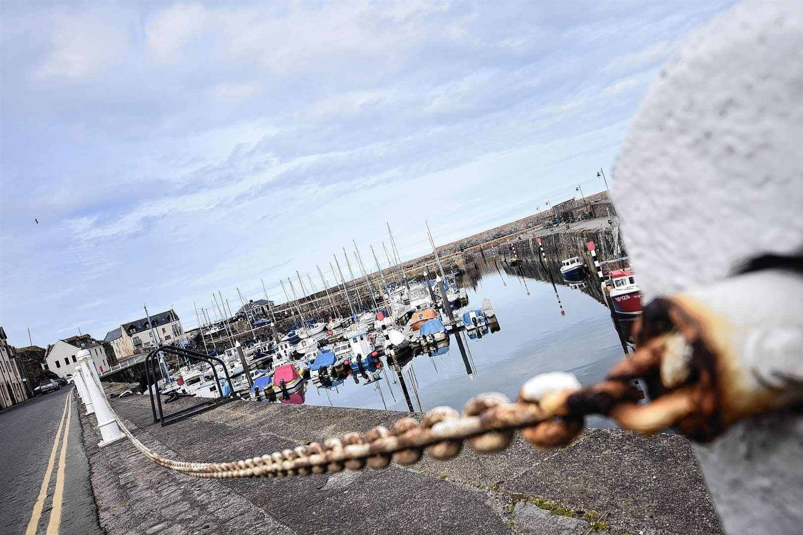 Aberdeenshire Council has applied to extend the boat compound at Banff harbour.