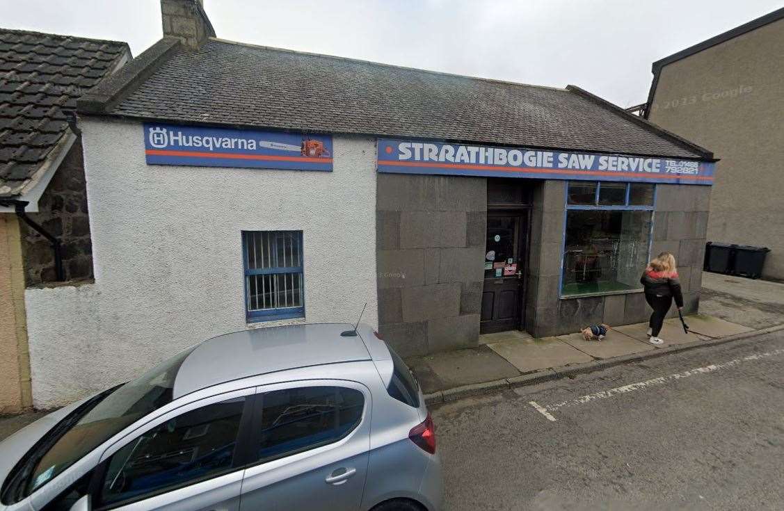 The old Strathbogie Saw Services shop, which will become two semi-detached houses...Picture: Google