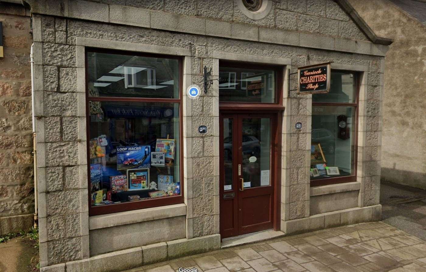 The Garioch Charity Shop on High Street Inverurie