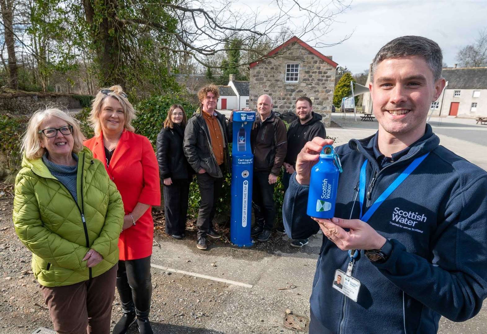 Scottish water launched a top up tap in Aden Country Park in Mintlaw in March.