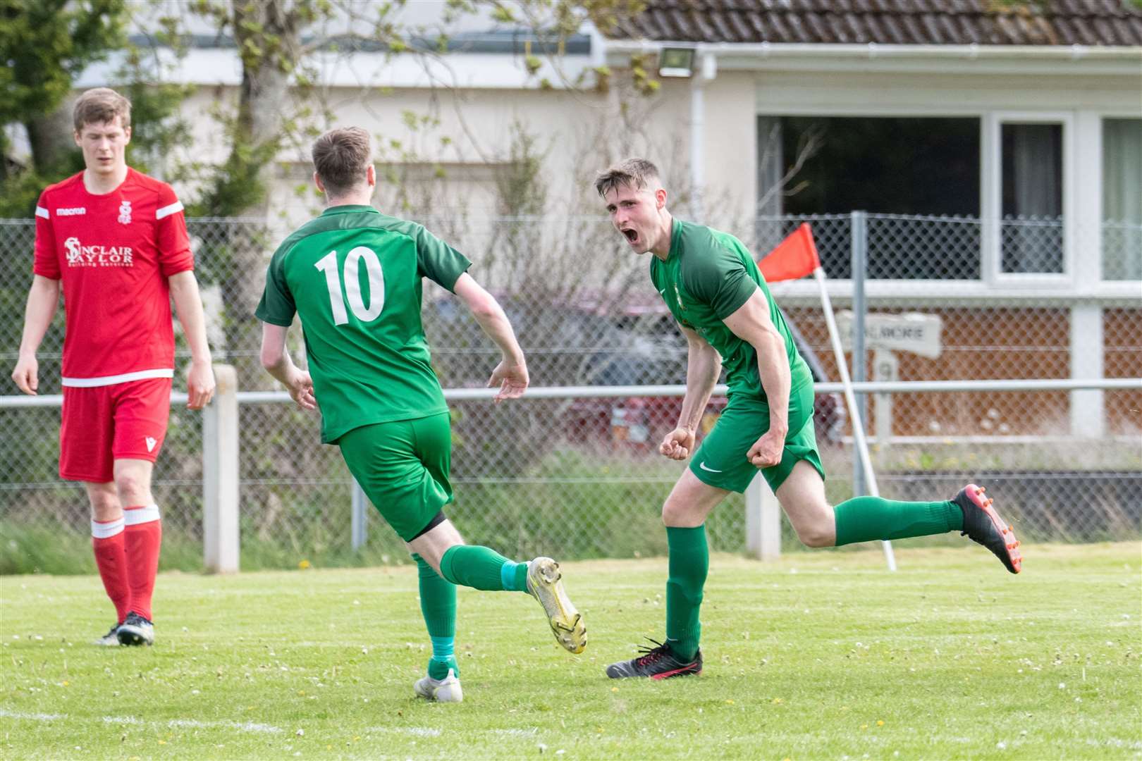 Finlay Stables scored in Islavale’s defeat to Longside. Picture: Daniel Forsyth..