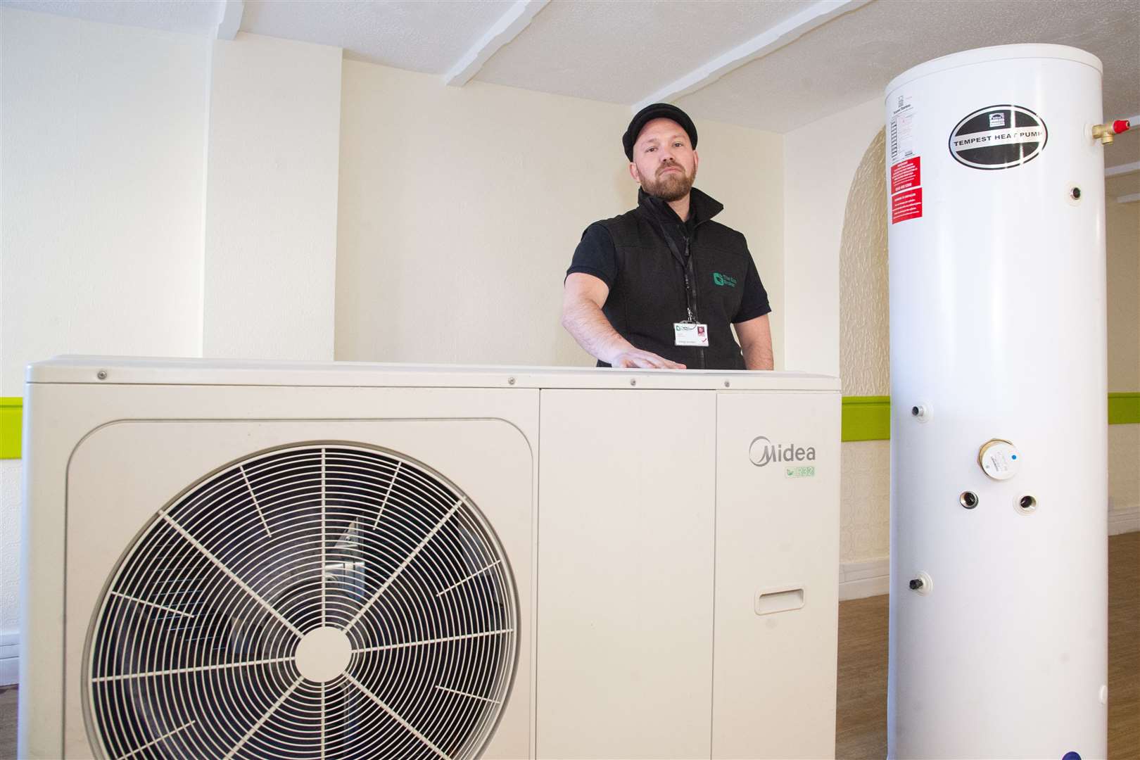 The Eco Broker's Joe Gilchrist is hoping to raise awareness of the funding available for a variety of heating and insulation schemes. Picture: Daniel Forsyth