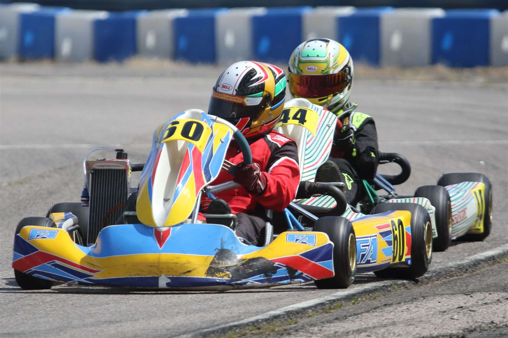 Alex Hawcutt leads from Taylor Thomson in the MiniMax. Picture: Daivd Porter