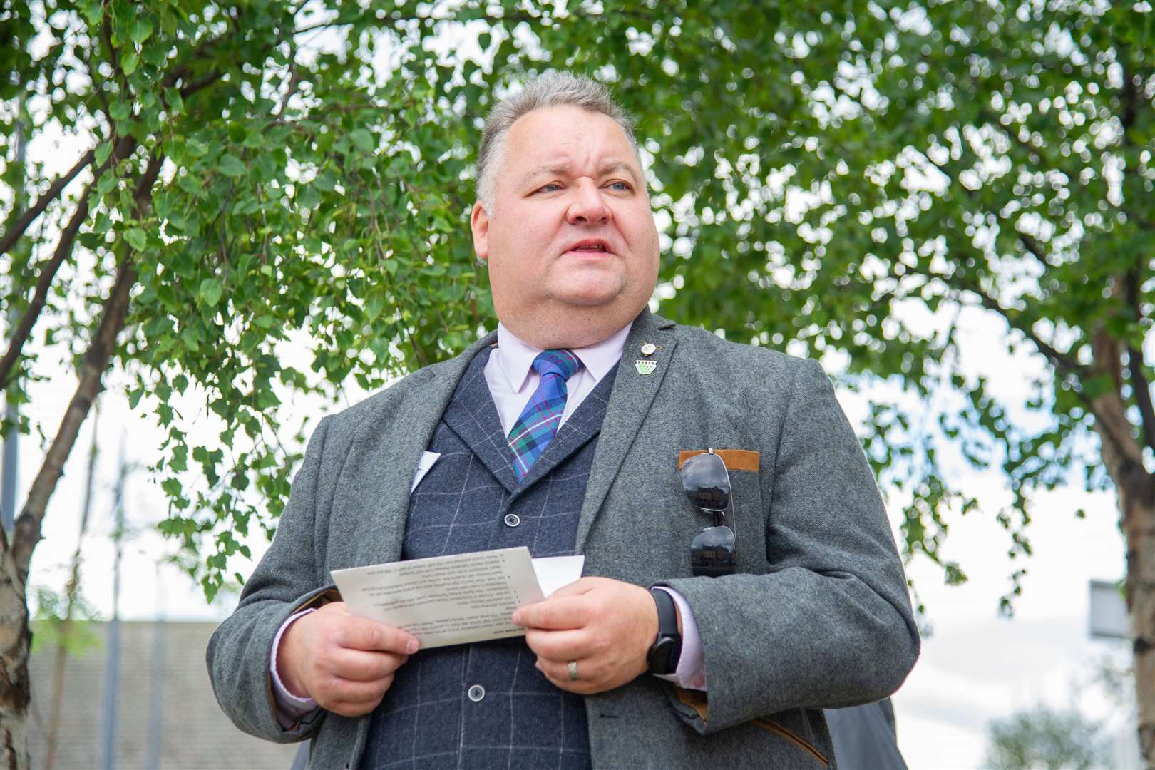 Graham Leadbitter, the co-leader of the Moray SNP group.