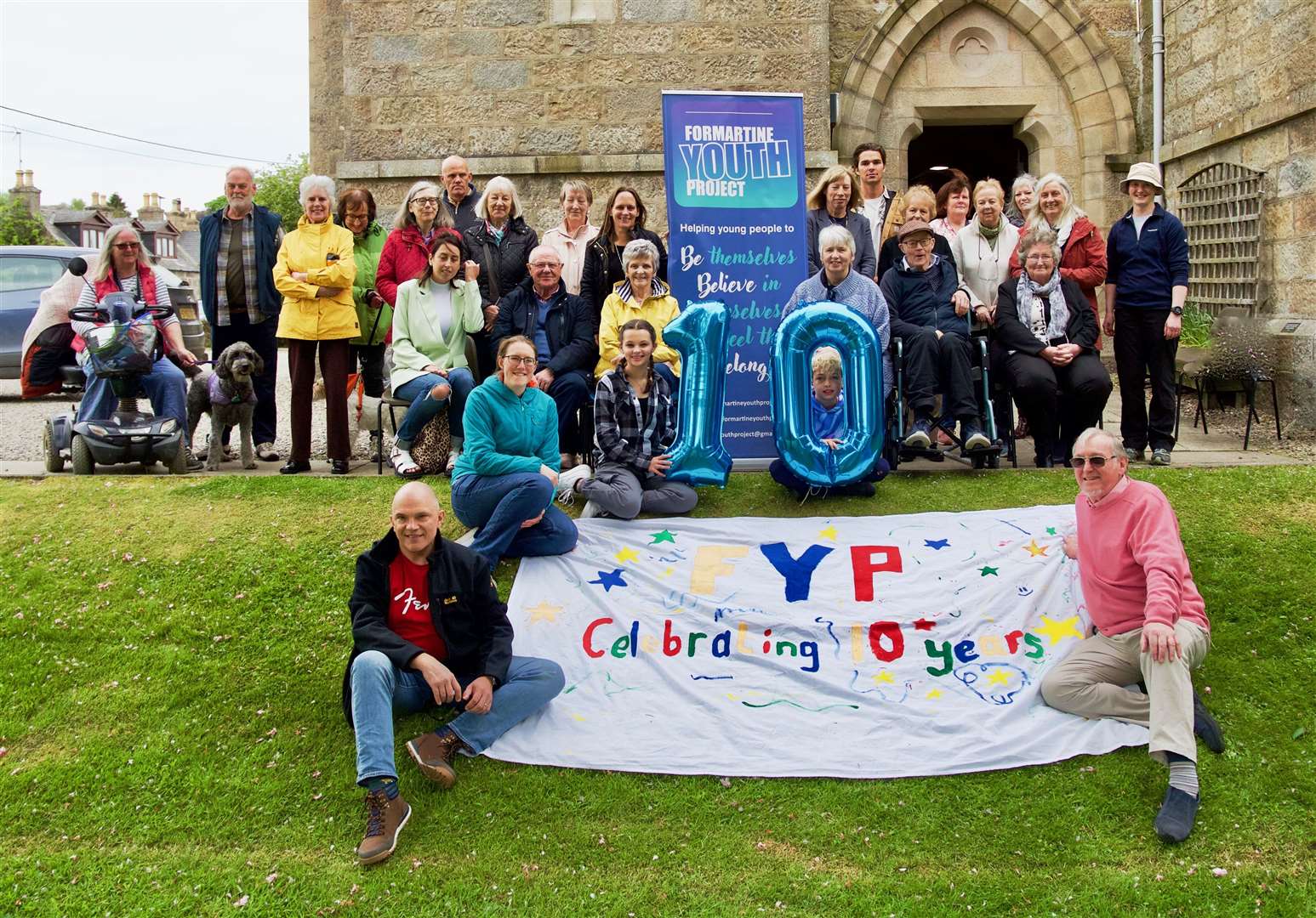 Formartine Youth Project celebrated its 10th annversary at Methlick. Picture: Phil Harman.