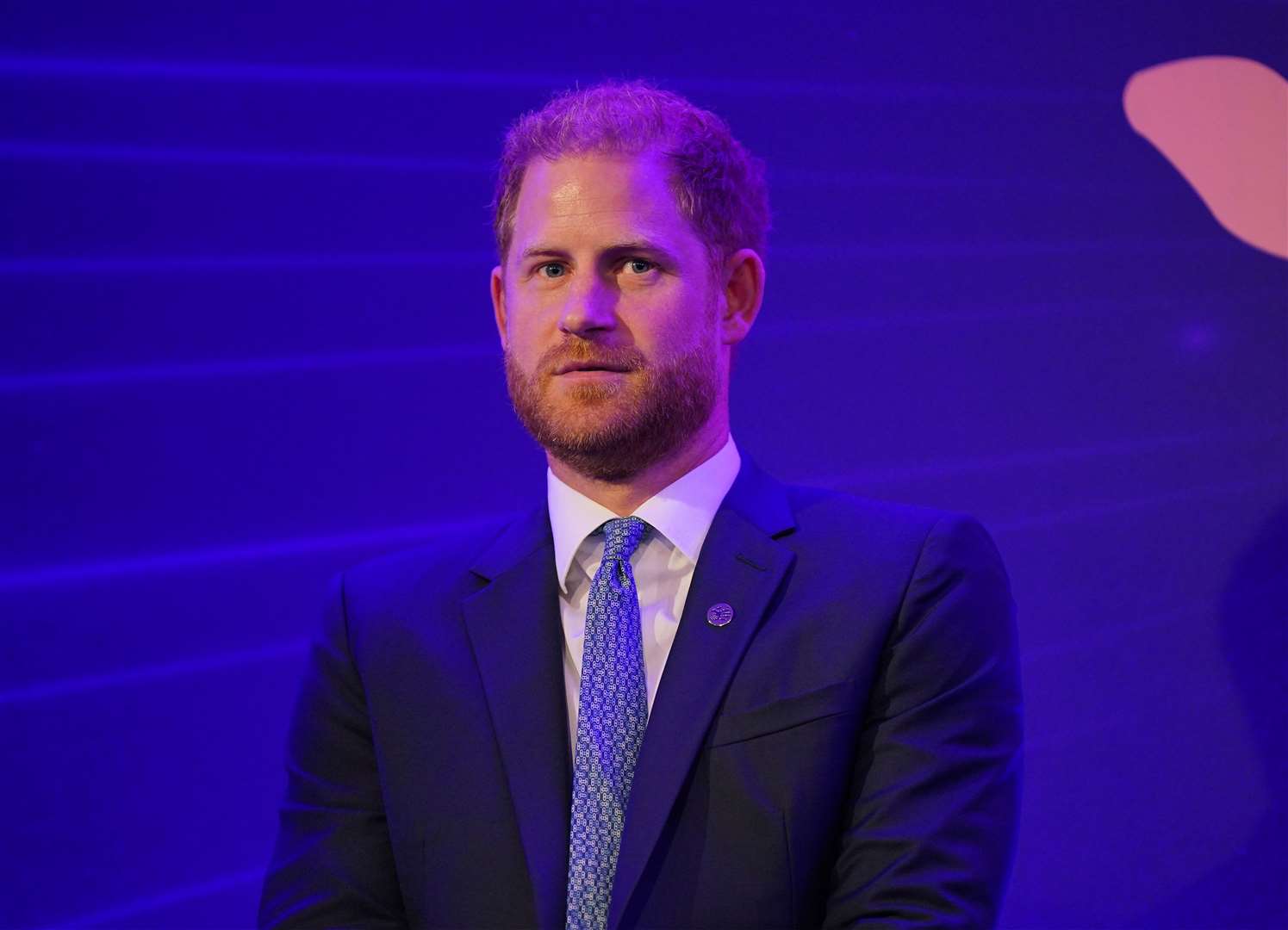 The Duke of Sussex at the WellChild awards on the eve of the anniversary (Yui Mok/PA)