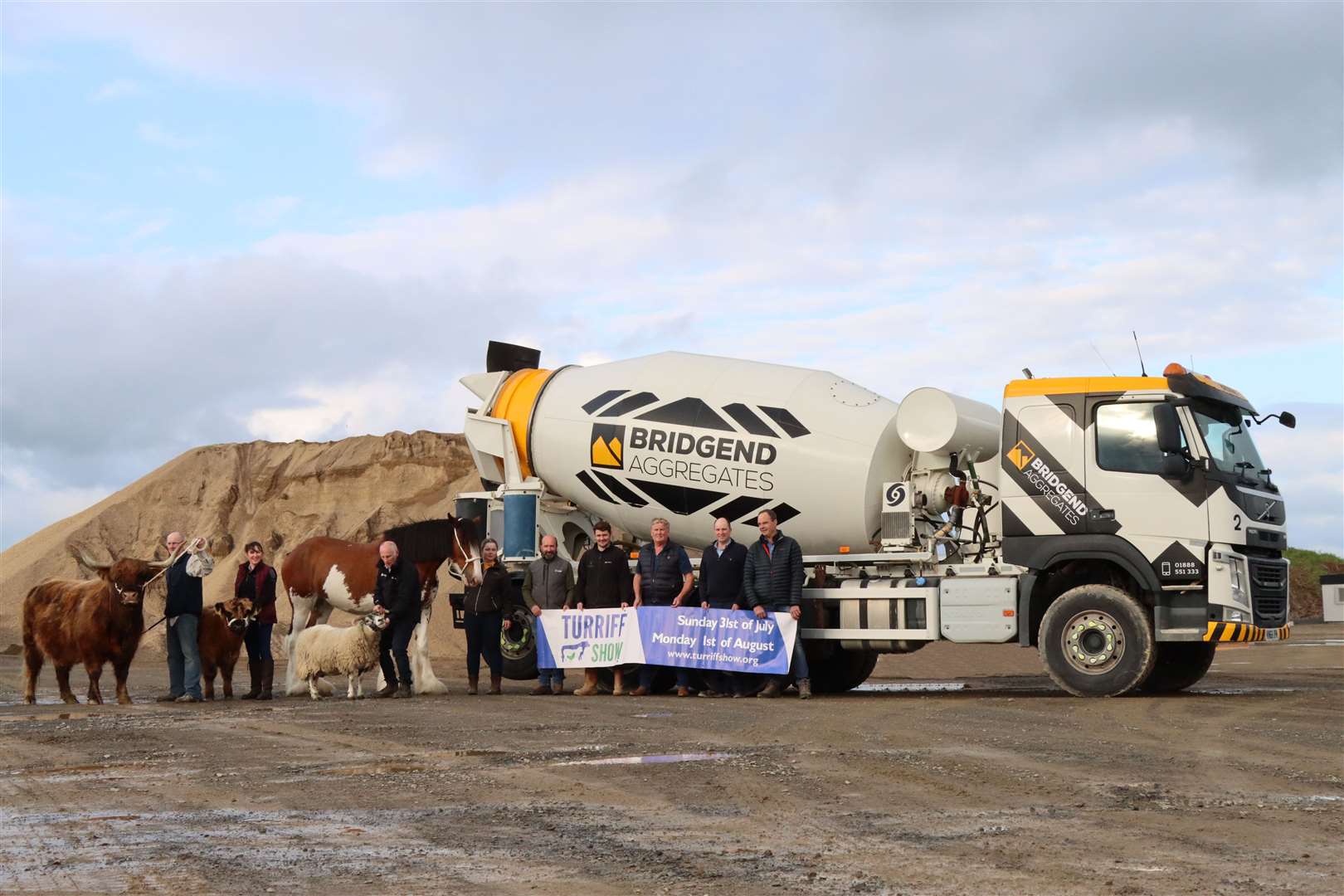 Bridgend Aggregates are the main sponsors of this year's Turriff Show.