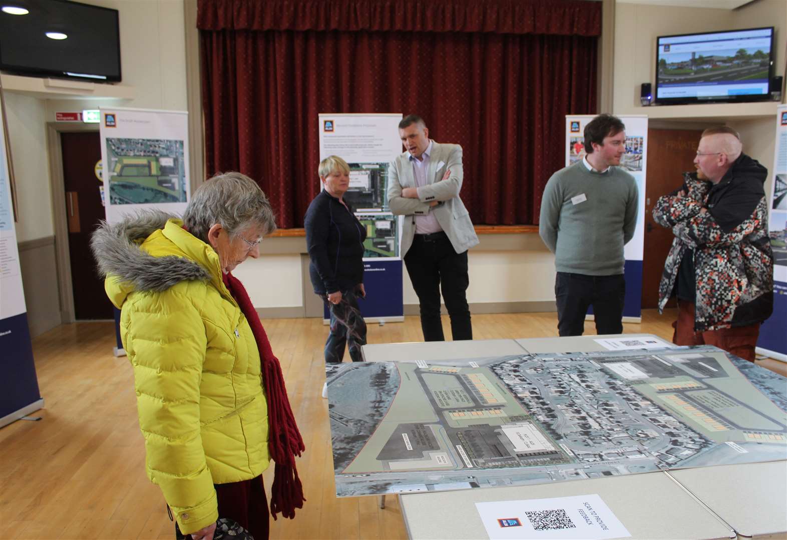 Aldi held a public consultation event at the Buchan Street Hall in Macduff.