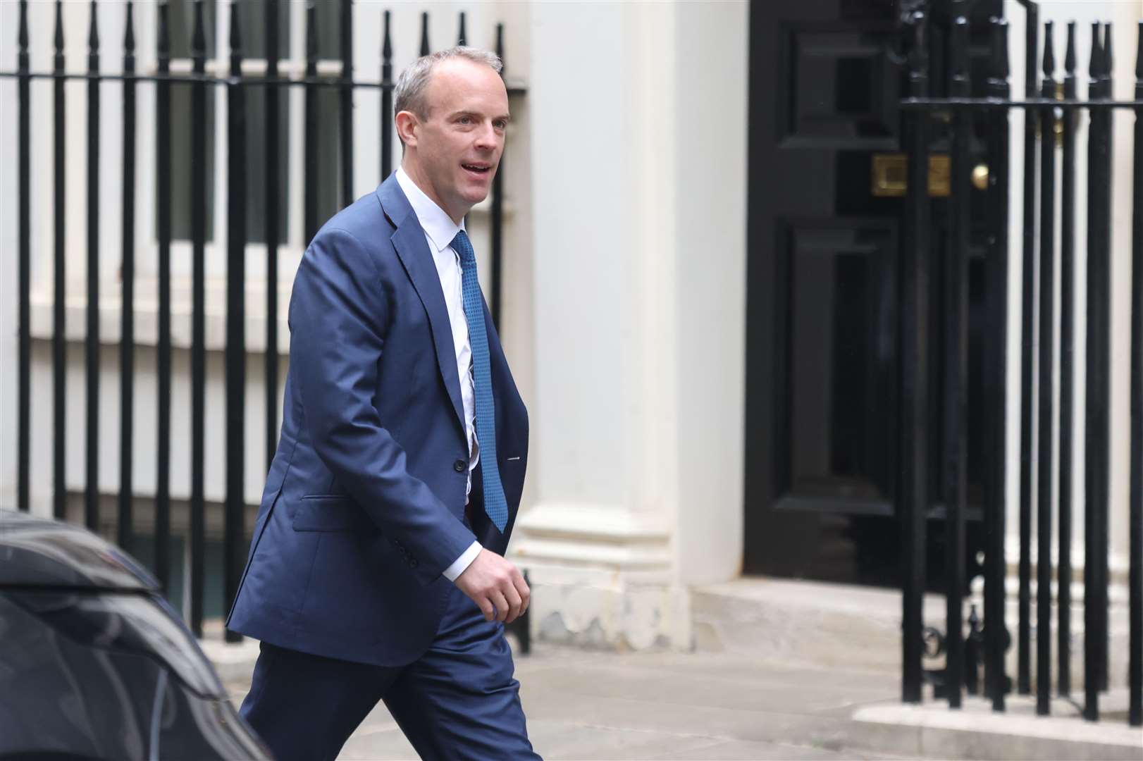 Dominic Raab will unveil additional legal support for Ukraine (James Manning/PA)