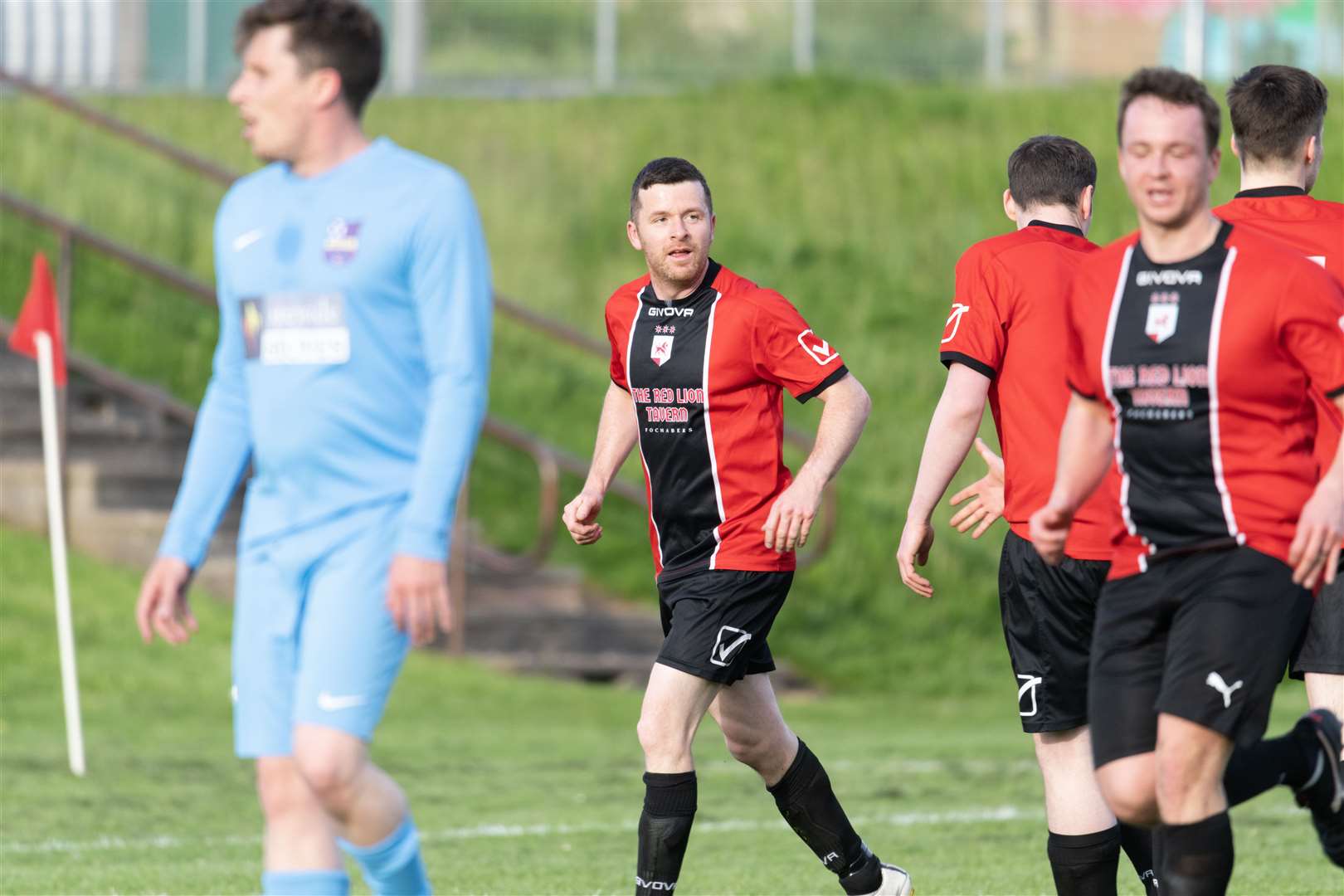 John Leggat scored for FC Fochabers in their 3-2 defeat at Cullen. Picture: Beth Taylor.